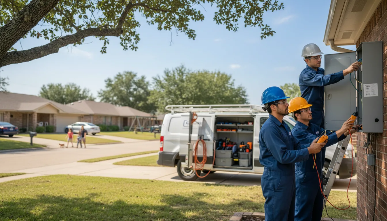 Certified electrician providing emergency electrical services in Rembrandt, IA